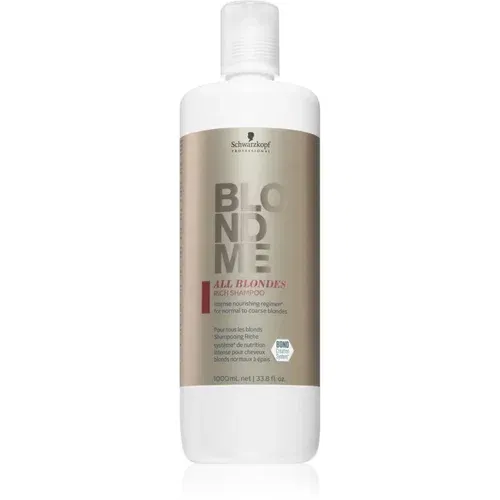 Schwarzkopf BlondME ALL BLONDES RICH šampon - 1.000 ml