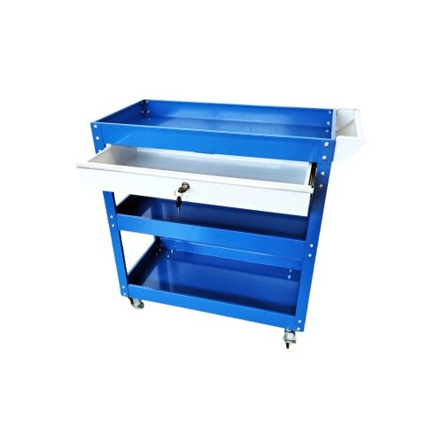 Prolinetech plt/ws-03/1 kolica za alat sa 3 police i fiokom – plava ( PLT/WS-03/1 ) Slike