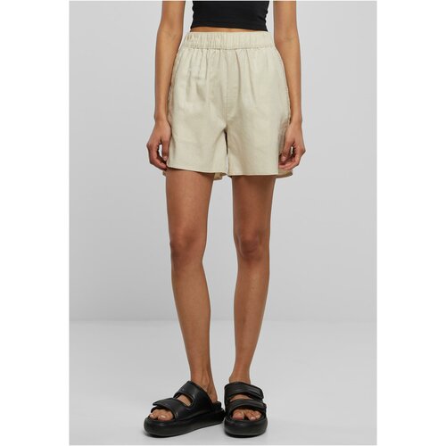 UC Curvy Ladies Linen Mixed Shorts softseagrass Slike