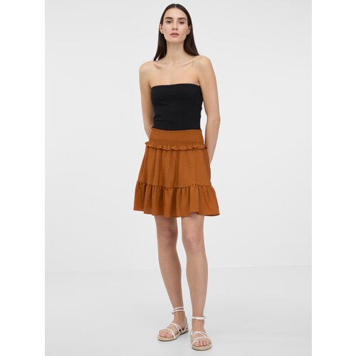 Orsay Women's Brown Skirt - Women's Cene