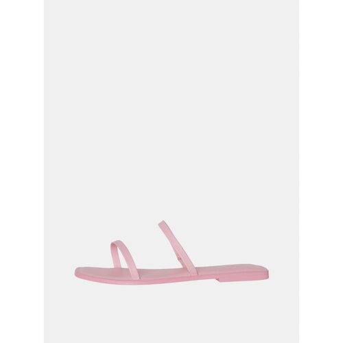 Vero Moda Pink Leather Slippers Dea - Ladies Slike