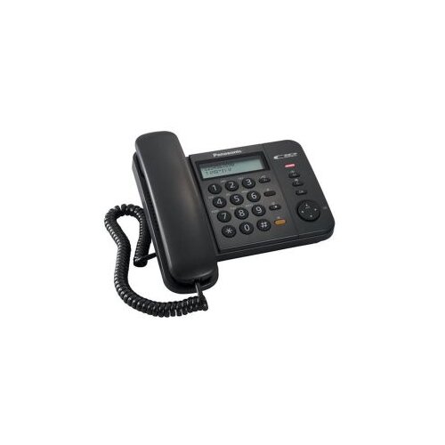 Panasonic KX-TS580FX stoni telefon CRNI Slike