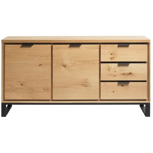 Unique Furniture Niska komoda u dekoru hrasta 160x83 cm Livorno - Slike