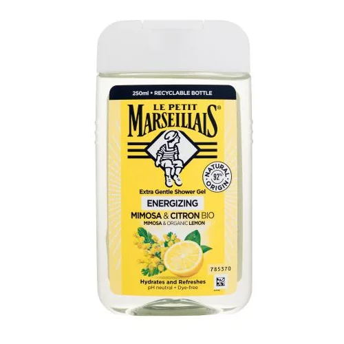 Le Petit Marseillais Extra Gentle Shower Gel Mimosa & Bio Lemon gel za prhanje 250 ml unisex