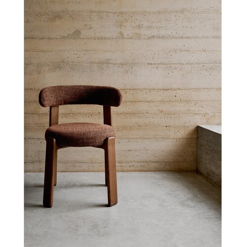 Kave Home Rjav jedilni stol iz masivnega jesena Granite &amp;ndash; Slike