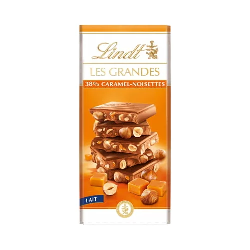 Lindt Čokolada Les Grandes - Caramel Noisette