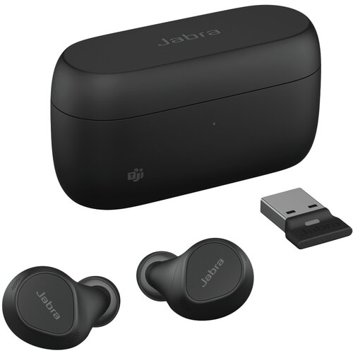 Jabra EVOLVE2 Buds MS, Cradle USB-A MS, Link 380 BT adapter USB-A MS, 30 cm USB-C to USB-A cable, Ear gels, warranty 20797-999-999 Cene