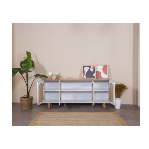 Hanah home komoda bohem white oak Slike