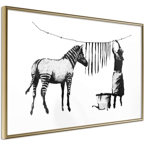  Poster - Banksy: Washing Zebra Stripes 60x40 Cijene