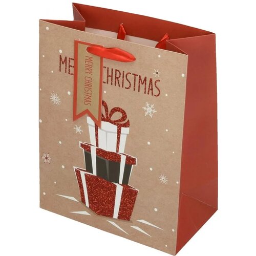 Vrečka Delux Merry Xmass, srednja Cene