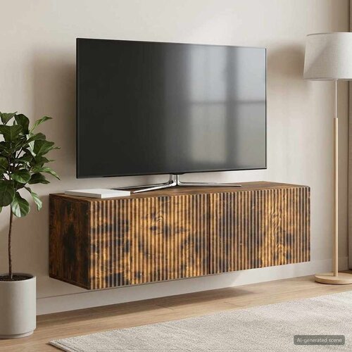  ormar za zid 98 x 31 x 30 cm Dimljeni hrast Cijene
