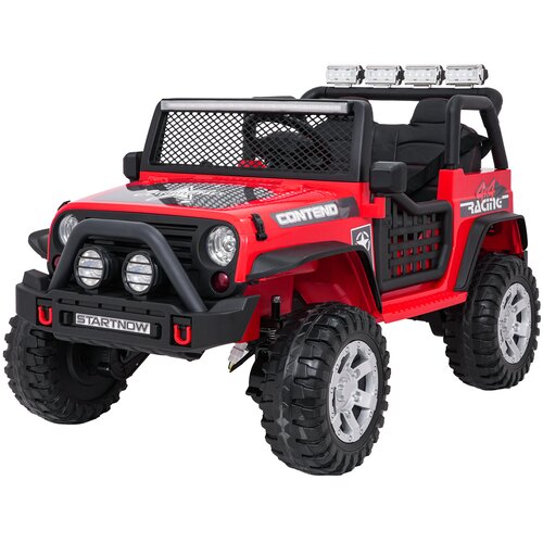  Auto na akumulator Jeep BEAST 4x4 - crveni Slike