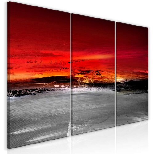  Slika - Crimson Landscape (3 Parts) 60x30 Cijene