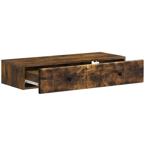 Stolna montirana na zid Dimljeni hrast 87 5 x 34 5 x 17 cm Slike
