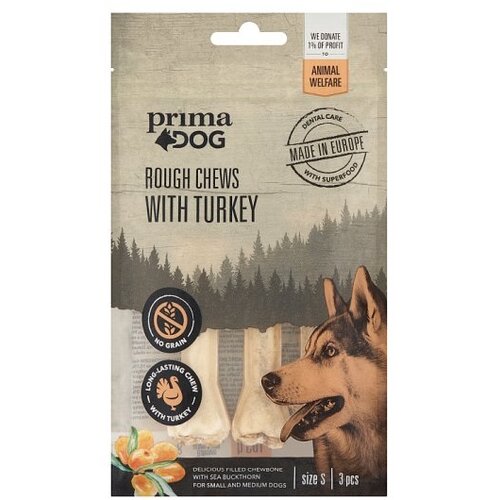 Prima Rough chews - Turkey S 10cm 105g Slike