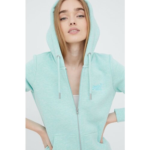 Superdry Bluza ženska, zelena barva, Slike