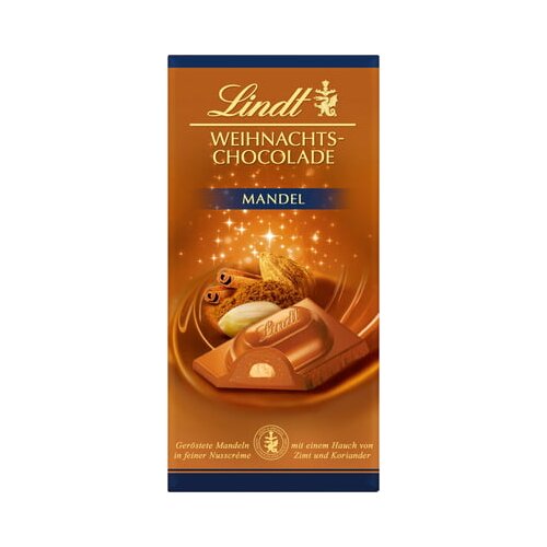Lindt Božična čokoladna mandljeva ploščica Cene
