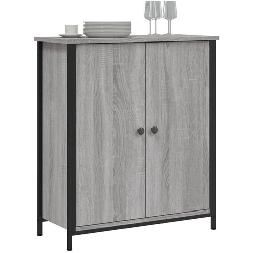  Komoda boja hrasta sonome 70 x 30 x 80 cm od konstruiranog drva Siva Slike
