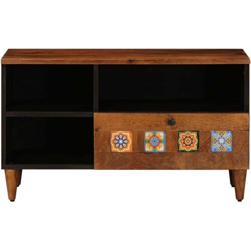  ormar s ladicama Orah 80 x 33 5 x 46 cm Čvrsto drvo manga Slike