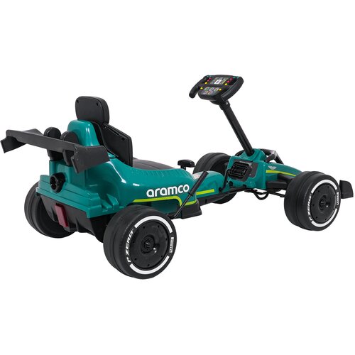  Licencirani Go-Kart na pedale Aston Martin - tirkizni Slike