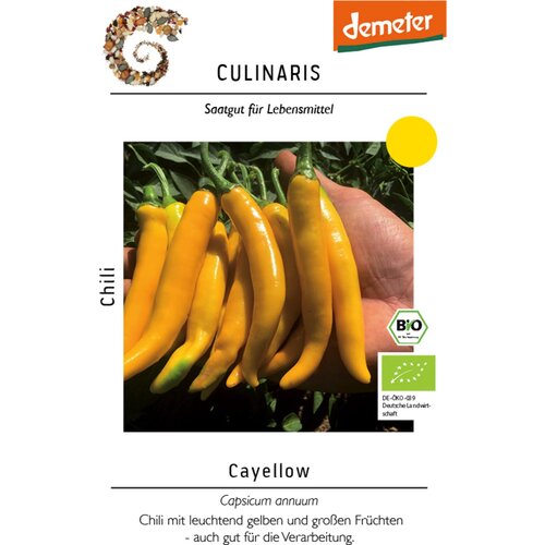Culinaris Bio čili "Cayellow" - 15 zrn. Cene