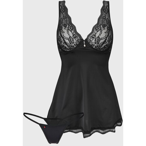 Obsessive NegliŽe Luvae Black-črna-s/m Slike