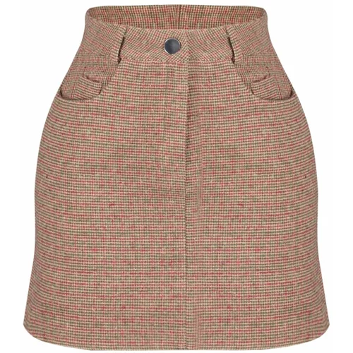 Trendyol Brown Premium Mini Woven Skirt