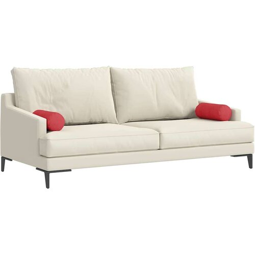 VidaXL valjkasti jastučići 2 pcs crvena &amp;Oslash; 15 x 40 cm tkanina Slike