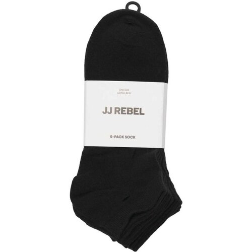 JJ Rebel kratke Čarape crne 5 pak Slike