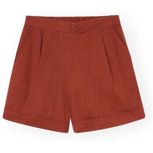 Compania Fantastica Kratke hlače & Bermuda COMPAÑIA FANTÁSTICA Shorts 43123 - Brown Kostanjeva Cene