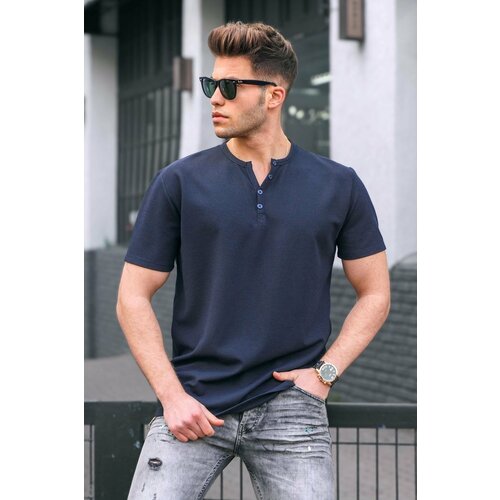 Madmext T-Shirt - Dark blue - Oversize Cene