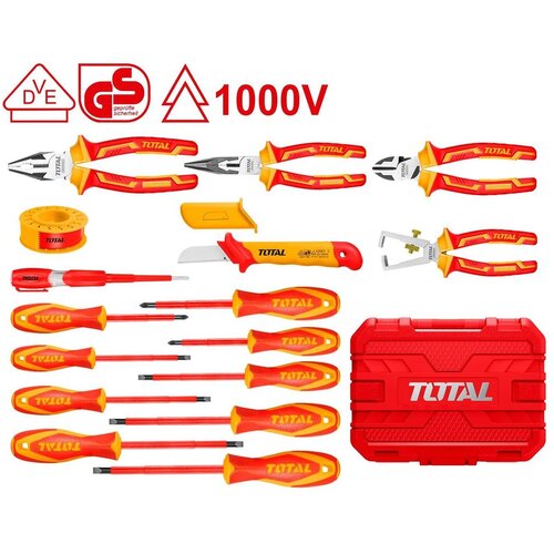 Total 16-dijelni set izoliranih ručnih alata / INDUSTRIAL (THKITH1601) Cijene