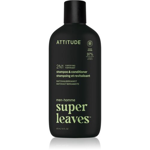 Attitude Super Leaves Matcha & Bergamot šampon i regenerator 2 u 1 za muškarce 415 ml Cene