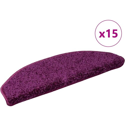  Prostirke za stepenice 15 kom 65x21x4 cm ljubičaste poluokrugle velike Cene