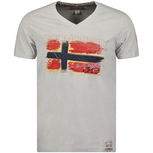 Geographical Norway Mu&scaron;ka majica Joasis ss 401, Siva Cene