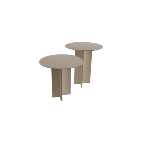 Hanah home set stolova za kafu leo (55 + 45) cream Slike