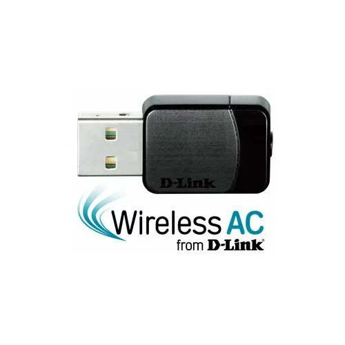 D-link WLAN USB Adapter DWA-171 DLINK AC DualBand Micro Brzina bežičnog prenosa do 433 Mb/s