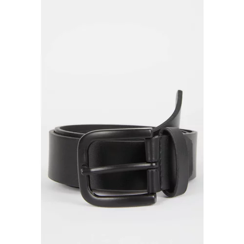 Defacto Men's Faux Leather Belt