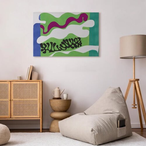  Slika - Henri Matisse &amp;ndash; Lagoon II (from Jazz) 60x40 Akustična Slike