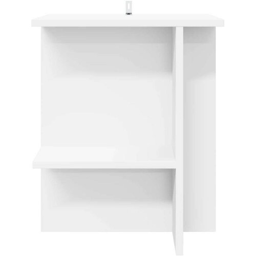  Stolić za kavu 2 pcs Bijela 40 x 30 x 49 cm Konstruirano drvo - Bijela 2 Slike