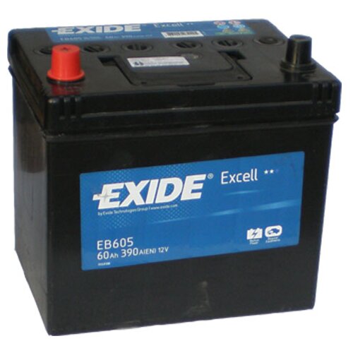 Exide akumulator exide excell EB605 12V 60Ah Slike