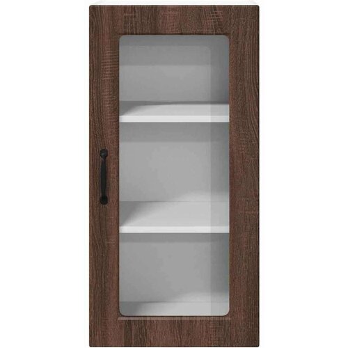 Zidni kuhinjski ormarić Zidne 2 pcs Smeđi hrast 40 x 31 x 80 cm Slike