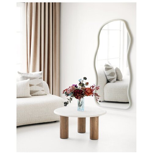 House Nordic Stensko ogledalo z lesenim okvirjem Bega &amp;ndash; Slike