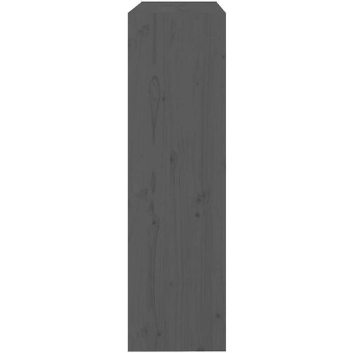 VidaXL Ormarić za knjige / sobna pregrada sivi 80x30x103,5 cm borovina Slike