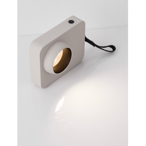 Nova Luce Bež kovinska LED zatemnitvena namizna svetilka (vi&amp;scaron;ina 11 cm) Kedros &amp;ndash; Slike