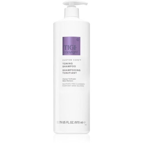 Tigi copyright custom care toning shampoo &amp;scaron;ampon za isticanje plave nijanse kose 970 ml za žene Slike