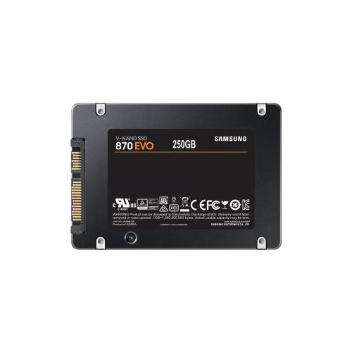 Samsung SSD 870 EVO 250GB2.5&amp;rdquo; SATA3;V-NAND MLC560MB/s read,530MB/s write Slike