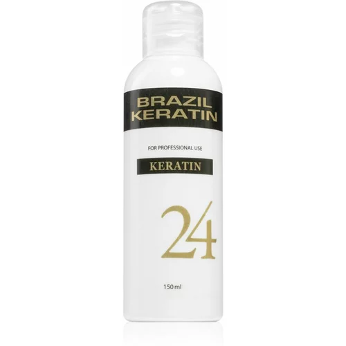 Brazil Keratin Keratin Treatment 24 specijalna zaštitna krema s ribljim uljem za zaglađivanje i obnavljanje oštećene kose 150 ml