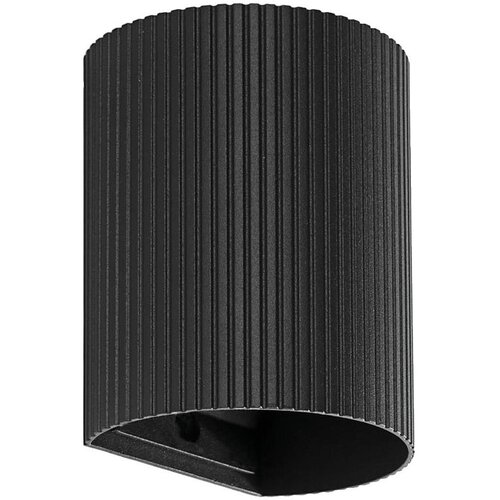 Faro 40527 - zidno svetlo sole 1xGU10/8W/230V crno rebrasto okruglo Cene