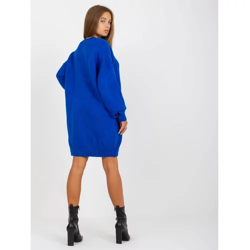 Fashion Hunters Cobalt knitted oversize dress RUE PARIS